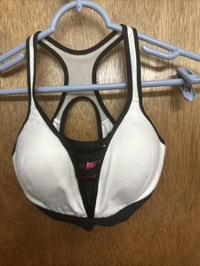 La Senza Damen Sport-BH schwarz/weiß Racerback Größe S - Bild 1 von 4