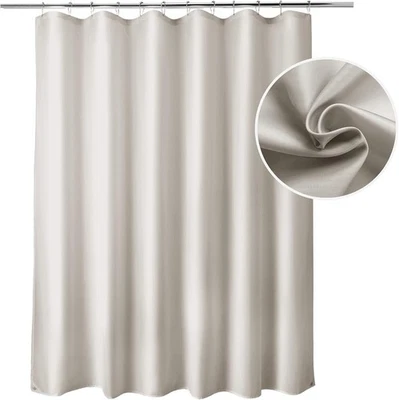 Waterproof Fabric Shower Curtain Liner Washable, Cloth Shower Liner with Magnets - Image 1 of 4