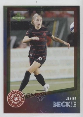 2023 Parkside NWSL Vol 1 Shimmer /100 Janine Sonis Janine Beckie #68 Rookie RC - Image 1 of 2