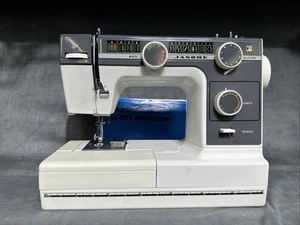 Janome Sewing Machine L-392 Runs Nice - L392 w/ Foot Pedal Working Good w/ Case - Picture 1 of 11