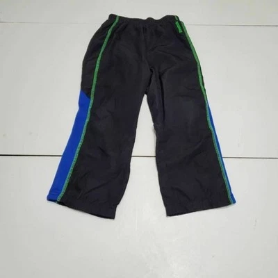 Reebok Boys Activewear Track Pants Black Color Block Elastic Waist Pull On 5 - Image 1 of 4