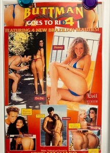 Poster Pin-Up Adulto 11X17 Buttman Va a Rio Miele Tianna Brasile Bellezze - Foto 1 di 1