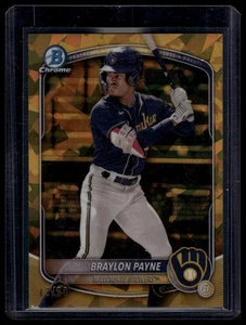 Bowman Sapphire Edition 2025 #BCP-148 Braylon Payne Gold #/50 - Imagen 1 de 2