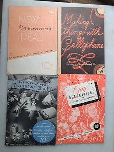 FOUR Dennison Crafts Booklets - Decorations, Parties, Ideas, Plans, Etc. 1936 - Picture 1 of 3