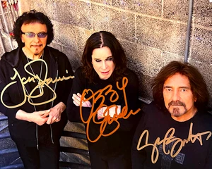 BLACK SABBATH - SIGNATURE - 8"X10" PHOTOGRAPH - Picture 1 of 1