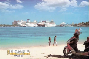 Cruise Ships pc ..Bow Views....Nassau, Bahamas - Picture 1 of 1