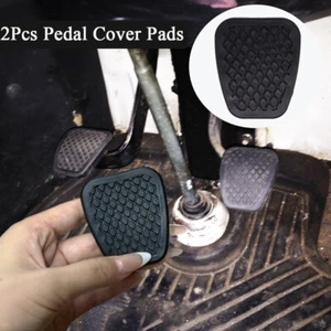 2Pcs For Honda Jazz 2002 - 2008 Car Rubber Brake Clutch Foot Pedal Pad Cover - Picture 1 of 7