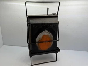 Vintage Son Of Hibachi Fold Open Portable Travel Cast Iron Charcoal Grill - Picture 1 of 15