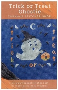 Trick or Treat Ghostie ~ Topknot Hefter - Bild 1 von 1