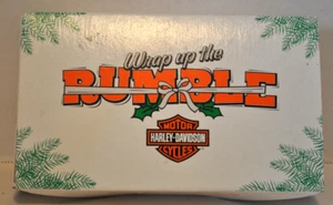 Vintage Harley Davidson Christmas Ornament - Wrap Up The Rumble - Picture 1 of 4