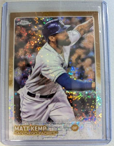 2015 Topps Chrome Update Matt Kemp Gold - Picture 1 of 18