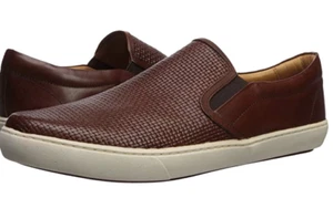 Driver Club USA Mens Leather Made in Brazil Maui Slip on Sneaker Tan Napa US 12 - Picture 1 of 12
