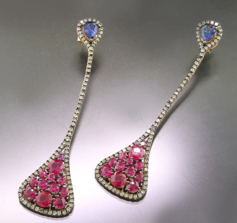 Orecchini A Bottone Oro Rosa 375/9k Zirconia 14 Pietra 5.5 Mm – Schmuck GmbH - Foto 8