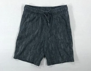 Cat & Jack Athletic Shorts Kids Small 6/7 Black Gray Geometric Drawstring Pocket - Picture 1 of 8