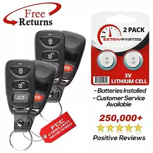 2 For 2011 2012 2013 2014 Hyundai Elantra Keyless Entry Remote Car Key Fob - Picture 1 of 7
