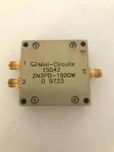 Mini-Circuits ZN2PD-1900W 2 Ways DC Pass Power Splitter 1500 - 2000 MHz, 50Ω SMA - Picture 1 of 3