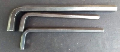 Vintage NOS Allen Brand Allen Wrench Hex Key Tool Long Arm SAE 5/16", 3/8", 1/2" - Image 1 of 4