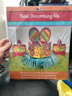 Fiesta Table Decorating Kit Birthday Party Favor Centerpiece Decoration Supply  - Image 1 of 2