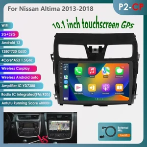 32G For 2013-2018 Nissan Altima Apple Carplay Car Radio Android 13 GPS Stereo BT - Picture 1 of 23