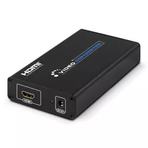 Adaptador de audio estéreo HDMI a VGA + 3,5 mm R/L convertidor alimentado digital a analógico - Imagen 1 de 4