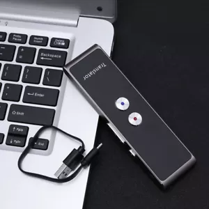 Dispositivo de traducción de voz inteligente 40 idiomas traducción instantánea de 2 vías - Imagen 1 de 11