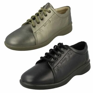 Ladies Padders Wide Fitting Casual Lace Up Shoes 'Refresh2' - Picture 1 of 19
