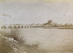 La Loire à Montrond — tirage sur papier albuminé — 16 x 23 cm. — XIXe siècle. - Picture 1 of 3