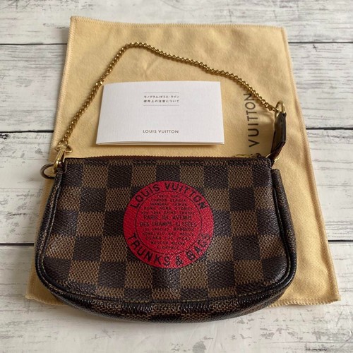 LOUIS VUITTON（LV） Louis Vuitton Damier T&B mini pochette accessori pochette N58011