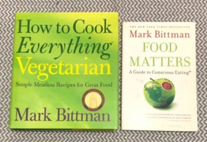 Mark Bittman Wie man alles kocht Vegetarisch und Essen zählt Menge 2 Bücher - Bild 1 von 5