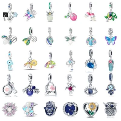 KUNSIR Optional 925 Sterling Silver DIY Charm Bead AAA CZ For Women Bracelet DIY - Image 1 of 4