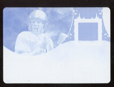 Steve Young 2023 Leaf Superlative Cyan Printing Plate Serial #d 1/1