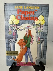 Paper Chains by Jane Langton 1977 Hardcover 1st Edition Vintage Hardcover DJ VG+ - Picture 1 of 4