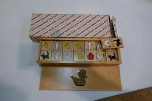 Lillian Vernon Wood Animal Dominos - Picture 1 of 5