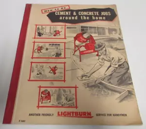 How to do Cement and Concrete Jobs around the Home - Lightburn - 86 Pages - 1962 - Bild 1 von 24