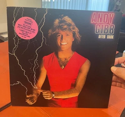 ANDY GIBB After Dark WHITE LABEL PROMO LP w/Order Form+inner  OLIVIA NEWTON-JOHN — 第 1/4 张图片