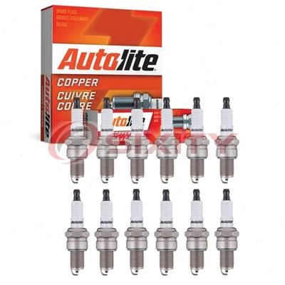 12 bujías Autolite núcleo de cobre para Jaguar XJS 1976-1981 encendido HZ Foto 1 de 4