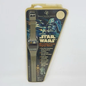Texas Instruments Star Wars Reloj Digital Microelectrónico De Colección 1977 Nuevo - Imagen 1 de 13