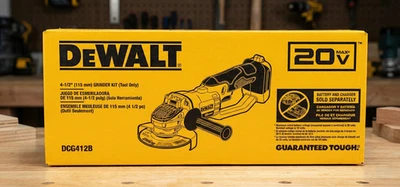 Herramienta amoladora angular inalámbrica de iones de litio DeWalt DCG412B 20V MAX 4-12 solamente Foto 1 de 4