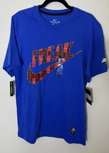 NEW NIKE Men’s Giannis FREAK Basketball Shirt CW4757-480 Coming ToAmerica Size M - Picture 1 of 6