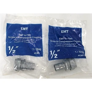 Sigma ProConnex 1/2" Druckguss Zink Übergang Kupplung Rohr Fitting Menge 2 - Bild 1 von 3