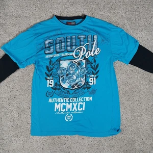 Youth Southpole Shirt Medoum Long Sleeve Y2k Aop Graphics - Picture 1 of 5