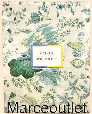 Alfombrillas de almohada verdes Matouk Schumacher lino granada ESTÁNDAR Foto 1 de 4