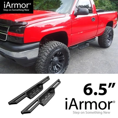iArmor 6.5" Pocket Steps Steel Armor for 07-18 Silverado Sierra Regular Cab Foto 1 de 4