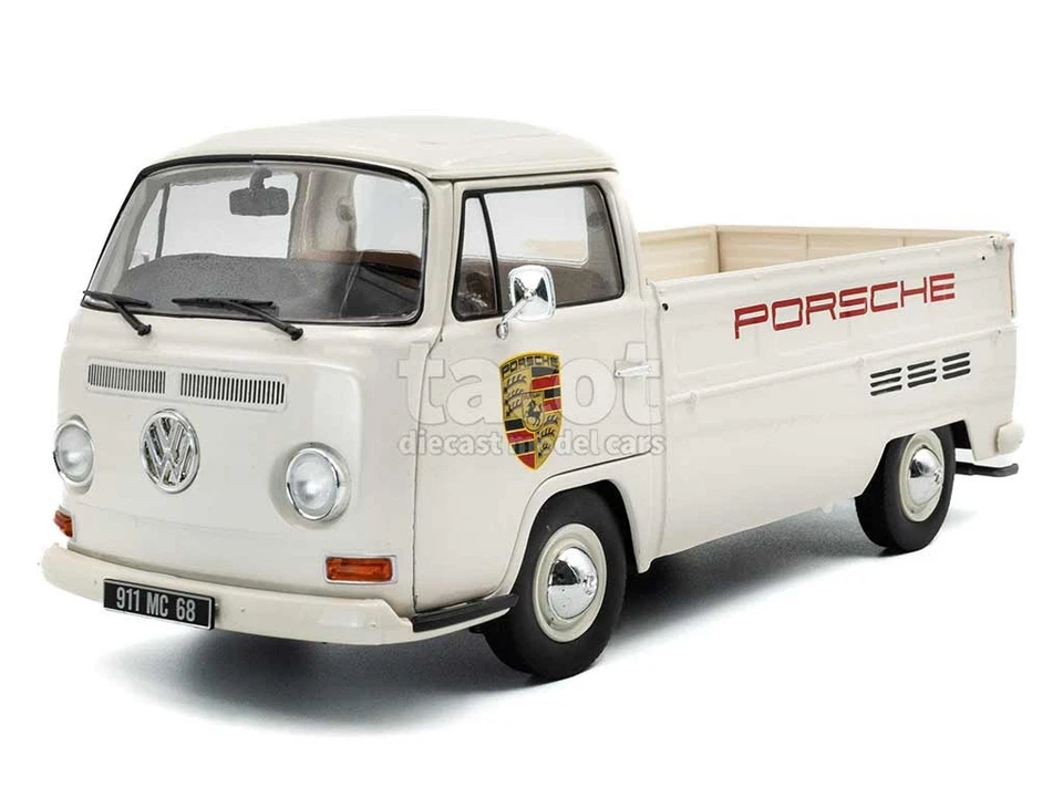 VOLKSWAGEN T2 PICK-UP 1968 WHITE 1 18 Solido Camion Modellino Nuovo