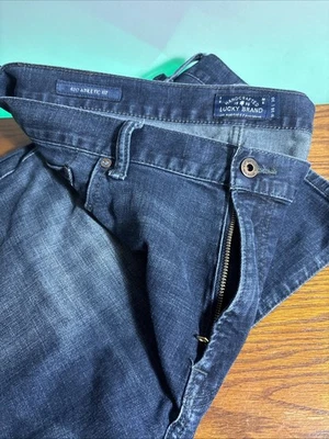 Lucky Brand Men’s 410 Athletic Fit Blue Jeans 38W 30L  - Image 1 of 4