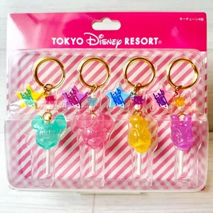 Tokyo Disney Resort Lollipop Style Keychain Candy Pop Design – Japan Exclusive - Picture 1 of 11