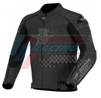 Mv Agusta Corse Motorcycle Motorbike Racing Leather Jacket All Size Avaiable. - Image 1 of 2