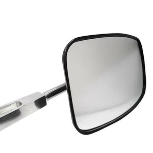 Achteruitkijkspiegel - voor waterskiboot - draaibaar - 177 mm x 330mm - Zilver - Photo 1/11