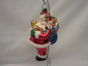 Cristopher Radko WEIHNACHTSMANN LIEFERGESCHENKE Weihnachtsschmuck - Bild 1 von 5
