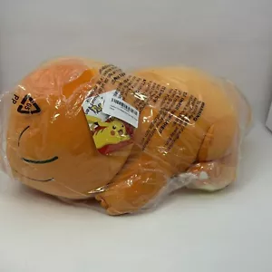 Pokemon Plush Sleeping Charmander 18" 45cm Soft Toy Officially Licensed - New - Picture 1 of 7